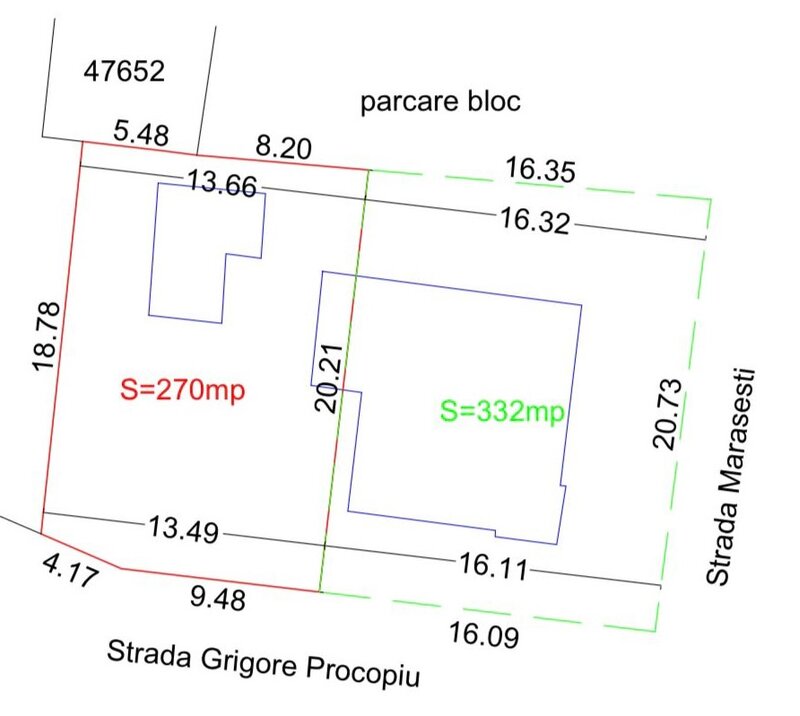 Ramnicu Valcea, central, 602 mp, dubla deschidere, ideal investitie,